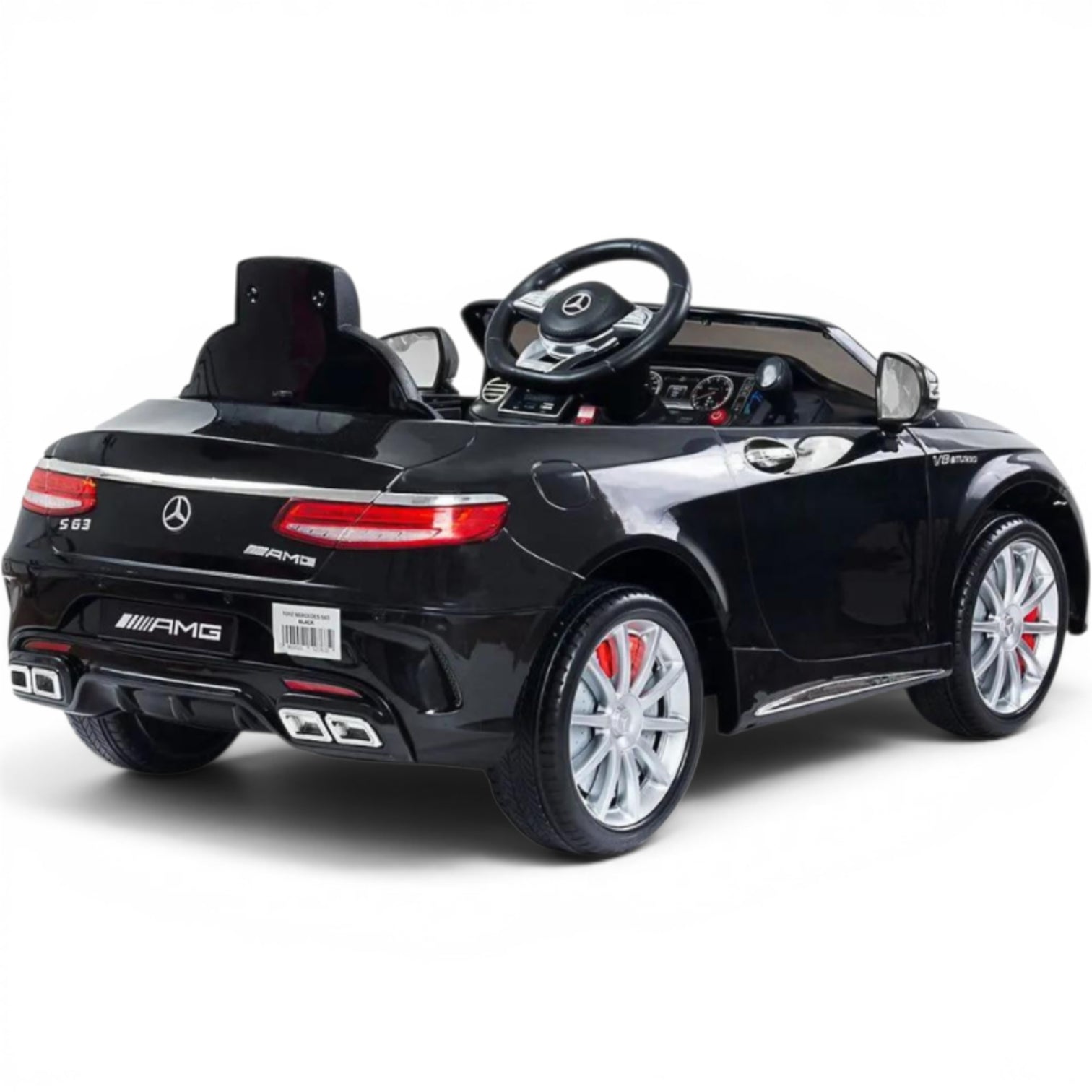 Coche Eléctrico para Niños MERCEDES S63 12v Blanco 