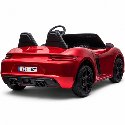 Coche eléctrico para Niños PERFECTA XXL 24v Motor Brushless 180w 15km/h Blanco c/ RUEDAS DE GOMA & ASIENTO DE PIEL