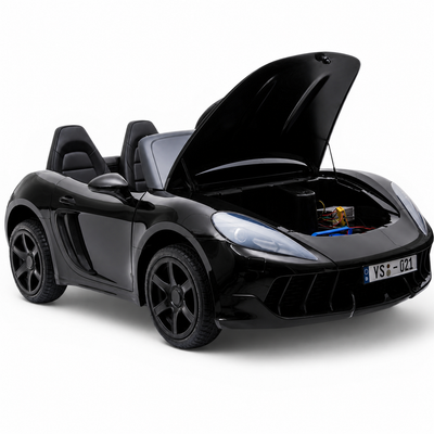 Coche eléctrico para Niños PERFECTA XXL 24v Motor Brushless 180w 15km/h Blanco c/ RUEDAS DE GOMA & ASIENTO DE PIEL