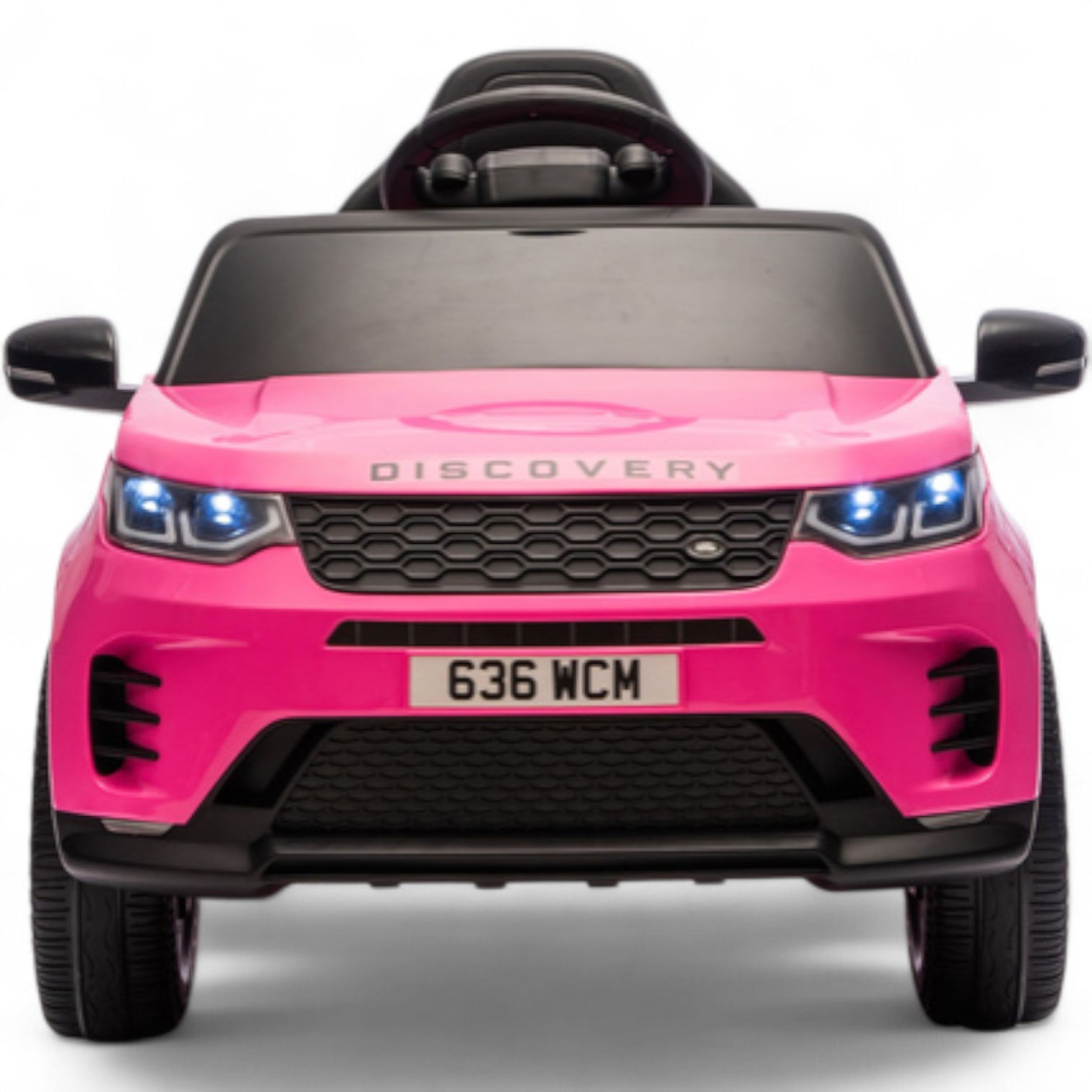 Coche Eléctrico para Niños RANGE ROVER DISCOVERY 12v Negro c/ RUEDAS DE GOMA & ASIENTO DE PIEL