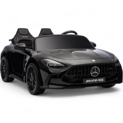 Coche Eléctrico para Niño MERCEDES GT63 24v STRONG XXL Negro Metalizado c/ MP4, RUEDAS DE GOMA & ASIENTO DE PIEL
