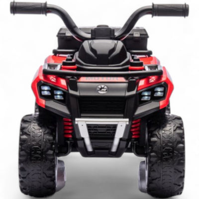 Mini Moto 4 Eléctrica para Niños LITTLE EXPLORER 6v Roja c/ RODAS DE GOMA