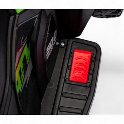 Mini Moto 4 Eléctrica para Niños LITTLE EXPLORER 6v Verde c/ RODAS DE GOMA