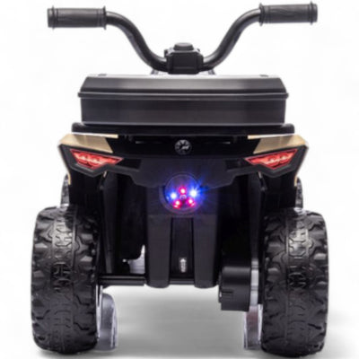 Mini Moto 4 Eléctrica para Niños LITTLE EXPLORER 6v Khaki c/ RODAS DE GOMA