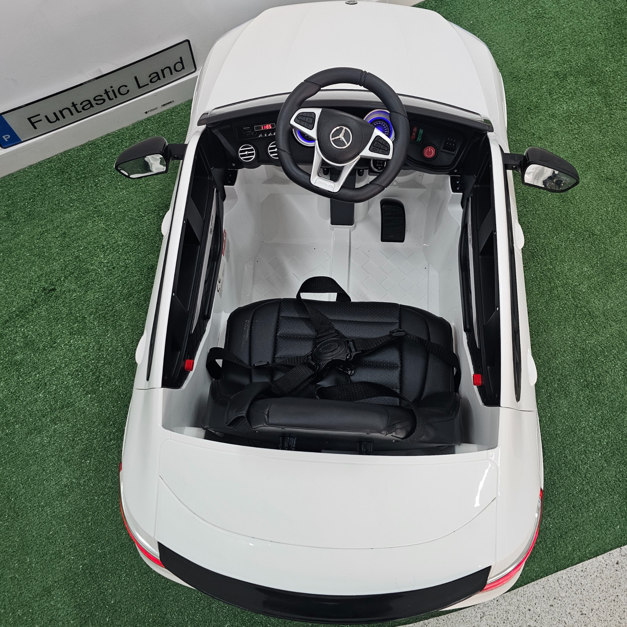 Coche Eléctrico para Niños MERCEDES GLC63S 4x4 12v Blanco 