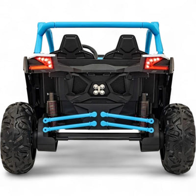 Coche Eléctrico para Niños MAVERICK STYLE RR 4x4 24v Azul c/ RUEDAS DE GOMA & ASIENTO DE PIEL