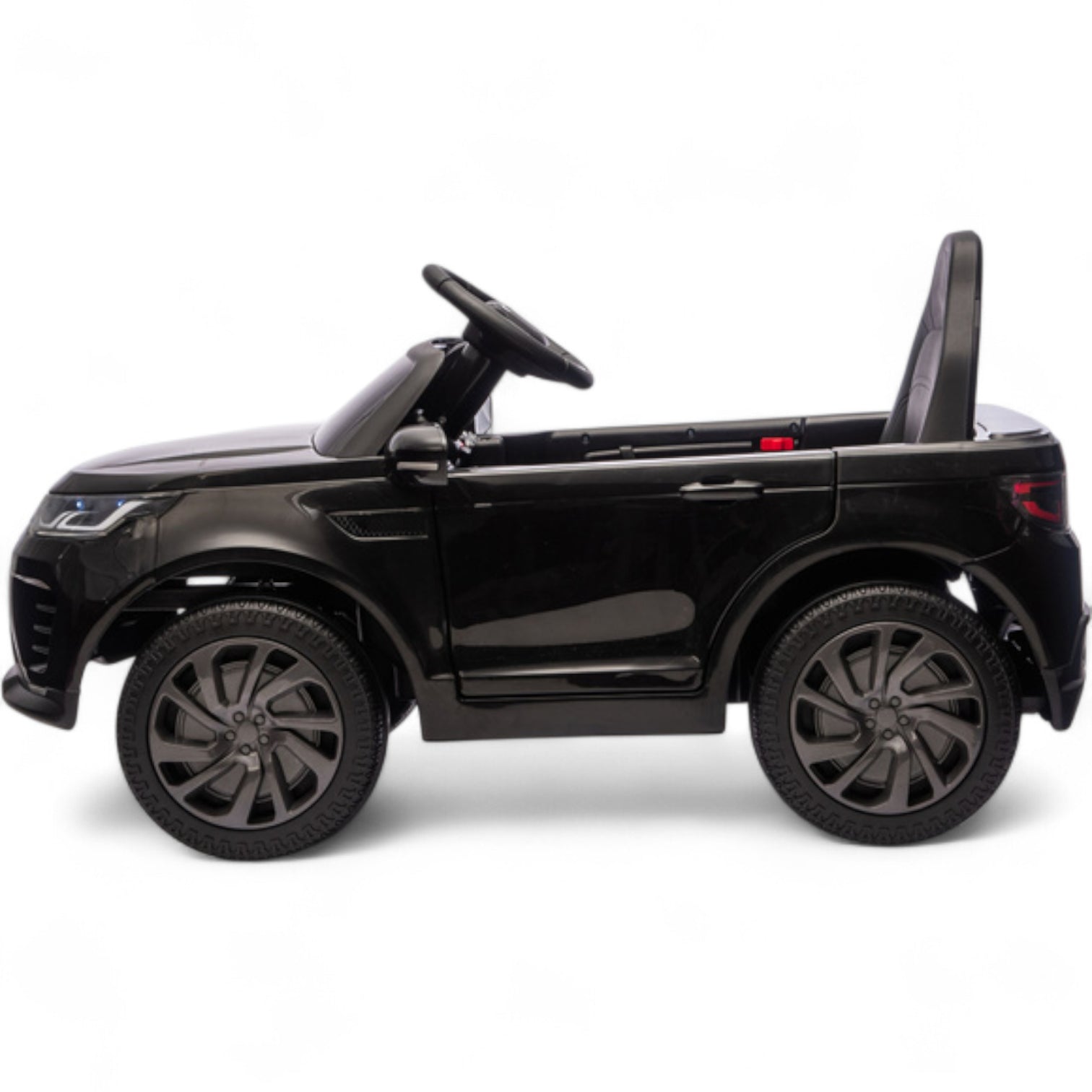Coche Eléctrico para Niños RANGE ROVER DISCOVERY 12v Negro c/ RUEDAS DE GOMA & ASIENTO DE PIEL
