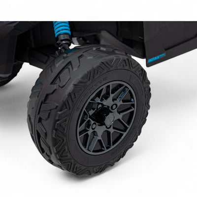 Coche Eléctrico para Niños CAN-AM MAVERICK 4x4 24v Azul c/ RUEDAS DE GOMA & ASIENTO DE PIEL