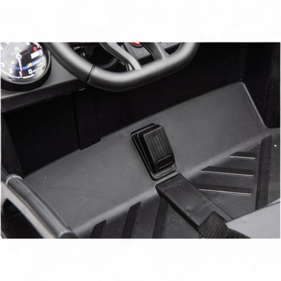 Coche Eléctrico para Niño BUGGY TURBO SPORT 4x4 24v Negro c/ RUEDAS DE GOMA & ASIENTO DE PIEL