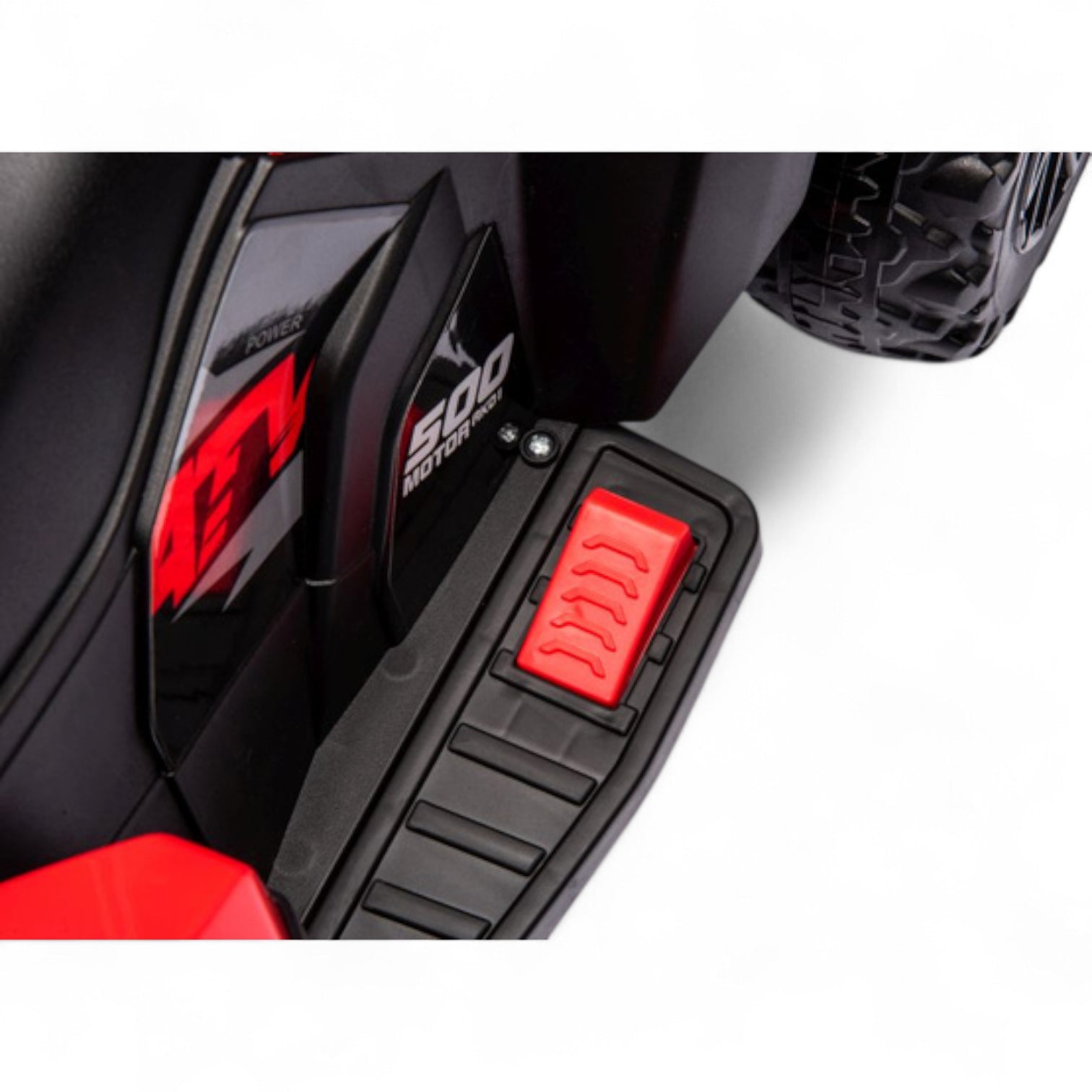 Mini Moto 4 Eléctrica para Niños LITTLE EXPLORER 6v Roja c/ RODAS DE GOMA