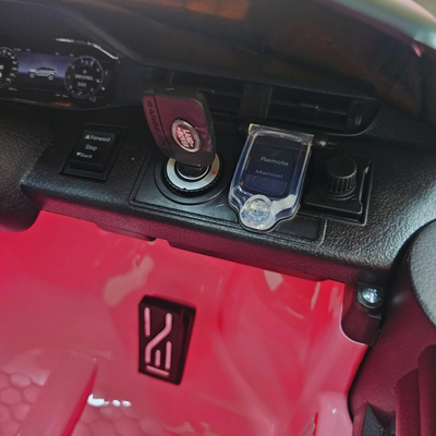 Coche Eléctrico para Niños RANGE ROVER EVOQUE 12v Rosa c/ RUEDAS DE GOMA & ASIENTO DE PIEL