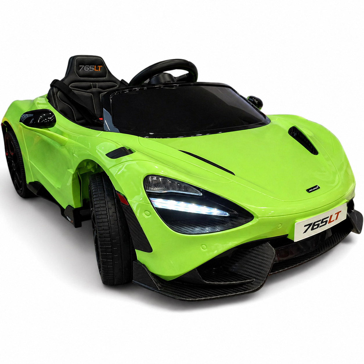 Coche Eléctrico para Niño McLaren 12v Verde c/ RUEDAS DE GOMA & ASIENTO DE PIEL