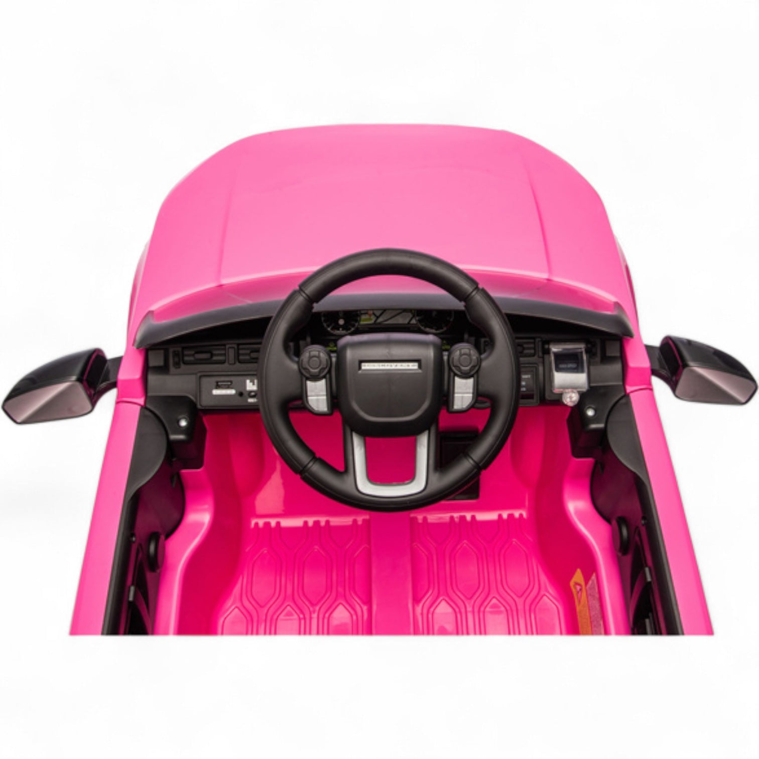 Coche Eléctrico para Niños RANGE ROVER DISCOVERY 12v Negro c/ RUEDAS DE GOMA & ASIENTO DE PIEL