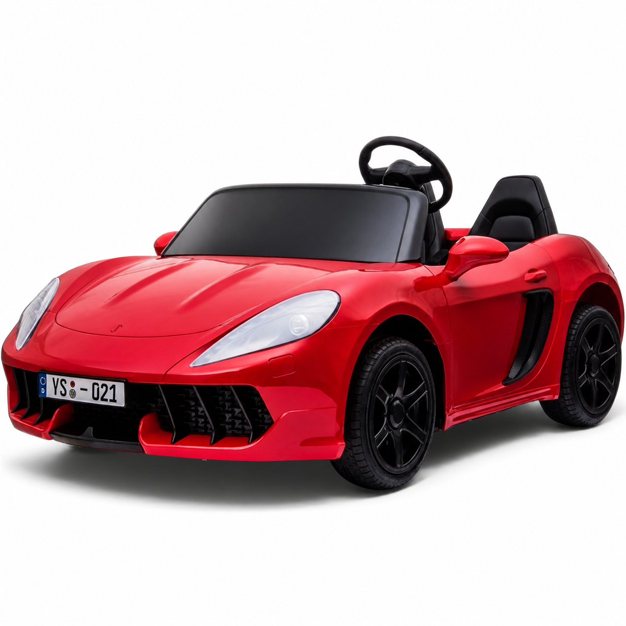 Coche eléctrico para Niños PERFECTA XXL 24v Motor Brushless 180w 15km/h Blanco c/ RUEDAS DE GOMA & ASIENTO DE PIEL