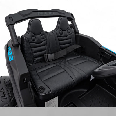Coche Eléctrico para Niños CAN-AM MAVERICK 4x4 24v Azul c/ RUEDAS DE GOMA & ASIENTO DE PIEL