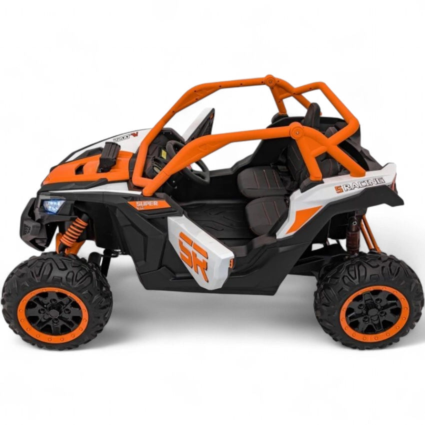 Coche Eléctrico para Niños MAVERICK STYLE RR 4x4 24v Naranja c/ RUEDAS DE GOMA & ASIENTO DE PIEL