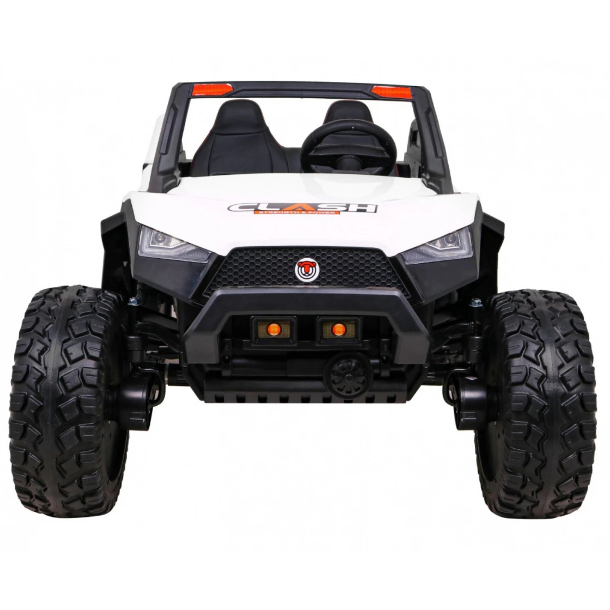 Carro Elétrico para Criança BUGGY CLASH 4x4 24v Branco 2 LUGARES, RODAS DE BORRACHA & ASSENTO EM PELE