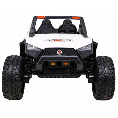 Carro Elétrico para Criança BUGGY CLASH 4x4 24v Branco 2 LUGARES, RODAS DE BORRACHA & ASSENTO EM PELE