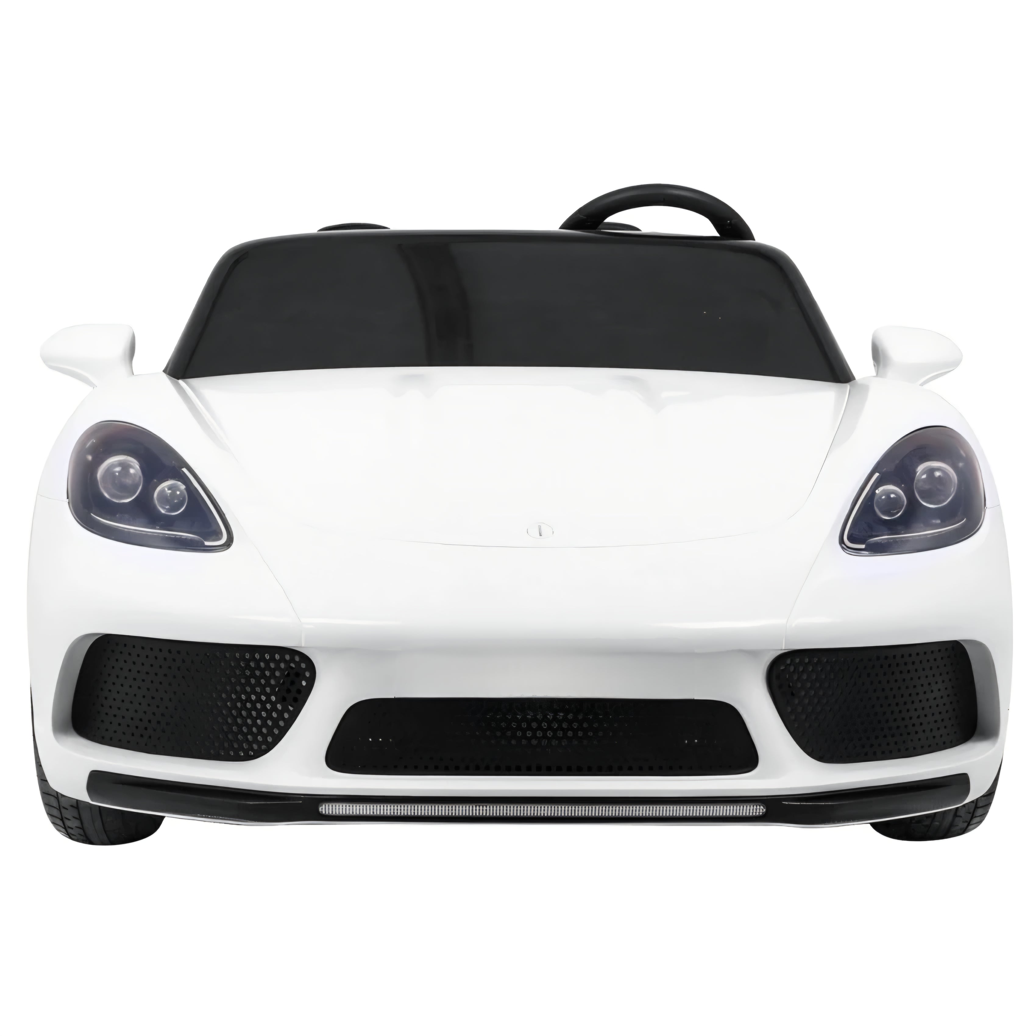 Coche eléctrico para Niños PERFECTA XXL 24v Motor Brushless 180w 15km/h Blanco c/ RUEDAS DE GOMA & ASIENTO DE PIEL