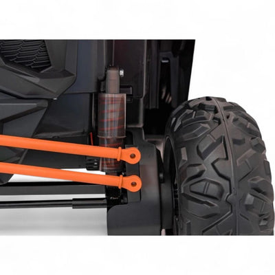 Coche Eléctrico para Niños MAVERICK STYLE RR 4x4 24v Naranja c/ RUEDAS DE GOMA & ASIENTO DE PIEL