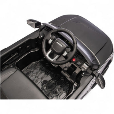 Coche Eléctrico para Niños RANGE ROVER DISCOVERY 12v Negro c/ RUEDAS DE GOMA & ASIENTO DE PIEL