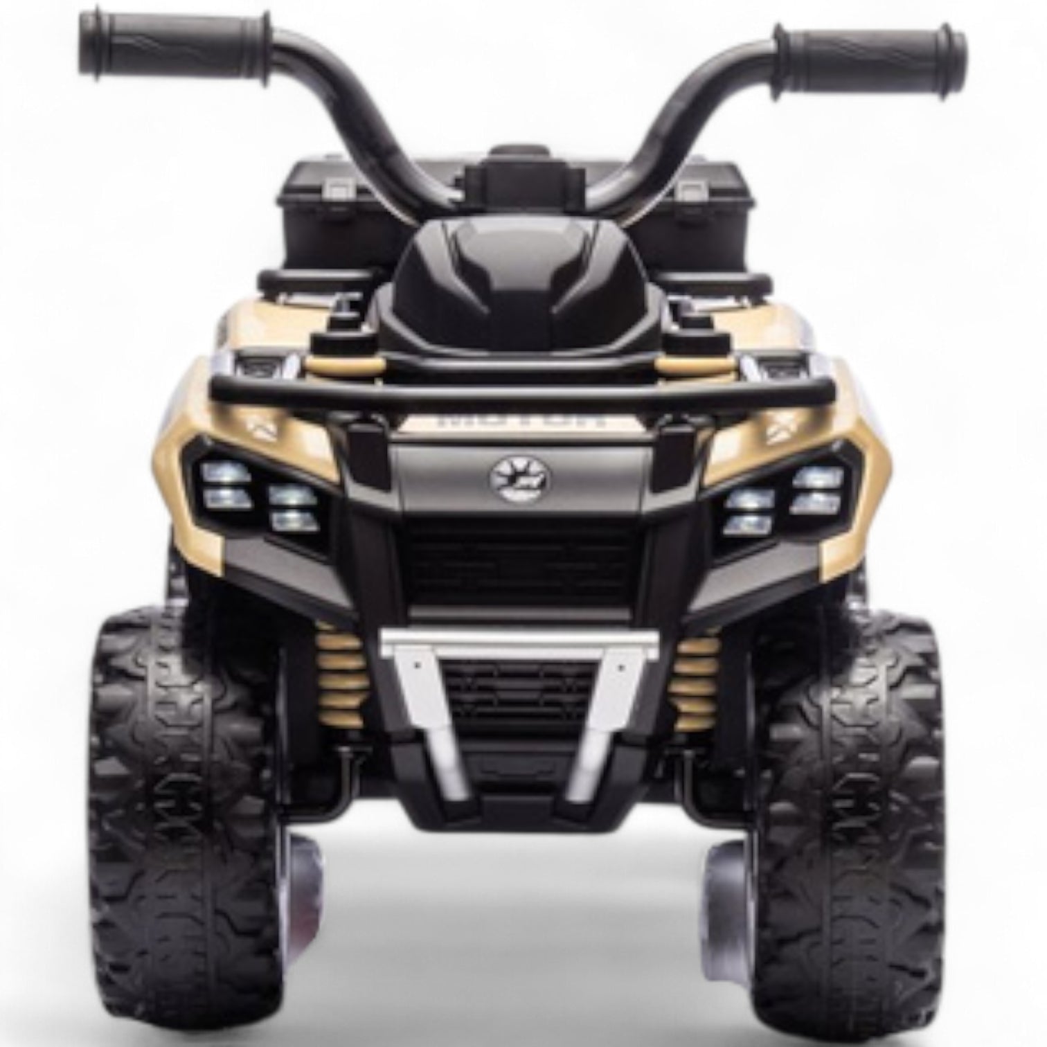 Mini Moto 4 Eléctrica para Niños LITTLE EXPLORER 6v Khaki c/ RODAS DE GOMA