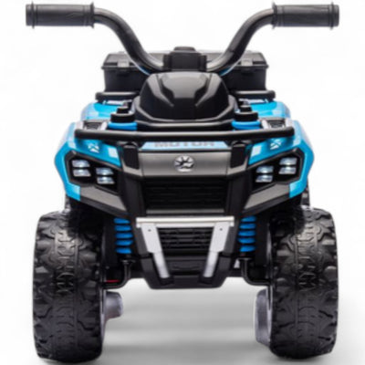 Mini Moto 4 Eléctrica para Niños LITTLE EXPLORER 6v Azul c/ RODAS DE GOMA
