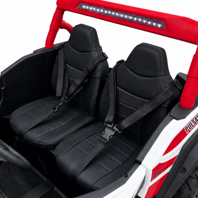 Carro Elétrico para Criança BUGGY PULSATING 4x4 24v Vermelho c/ RODAS DE BORRACHA & ASSENTO EM PELE