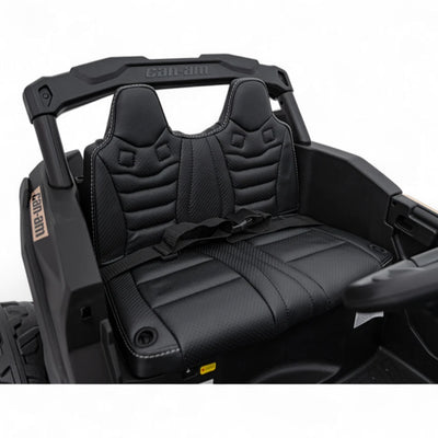 Coche Eléctrico para Niño CAN-AM MAVERICK 4x4 24v Caqui c/ RODAS DE BORRACHA & ASIENTO EN PELE