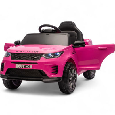 Coche Eléctrico para Niños RANGE ROVER DISCOVERY 12v Negro c/ RUEDAS DE GOMA & ASIENTO DE PIEL