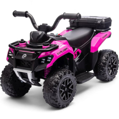 Mini Moto 4 Eléctrica para Niños 6v Verde