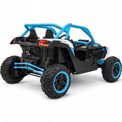 Coche Eléctrico para Niños MAVERICK STYLE RR 4x4 24v Azul c/ RUEDAS DE GOMA & ASIENTO DE PIEL