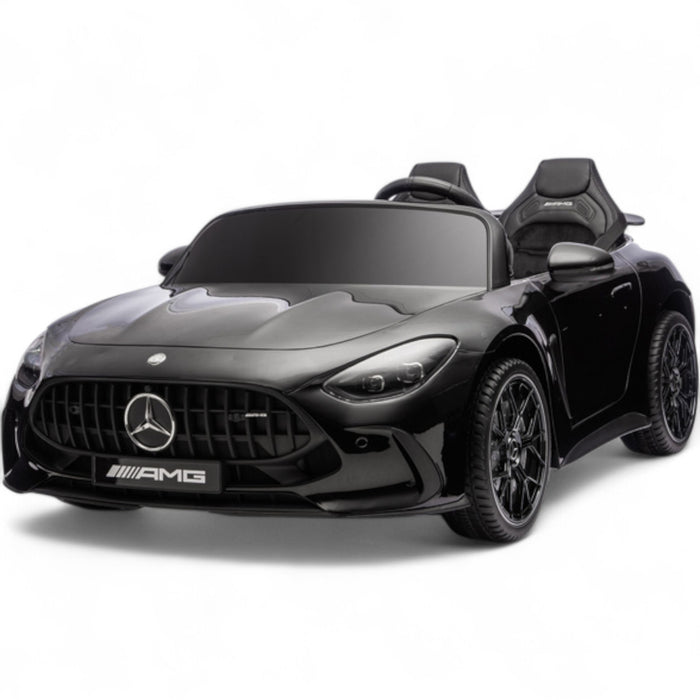 Coche Eléctrico para Niño MERCEDES GT63 24v STRONG XXL Negro Metalizado c/ MP4, RUEDAS DE GOMA & ASIENTO DE PIEL ECOLÓGICA