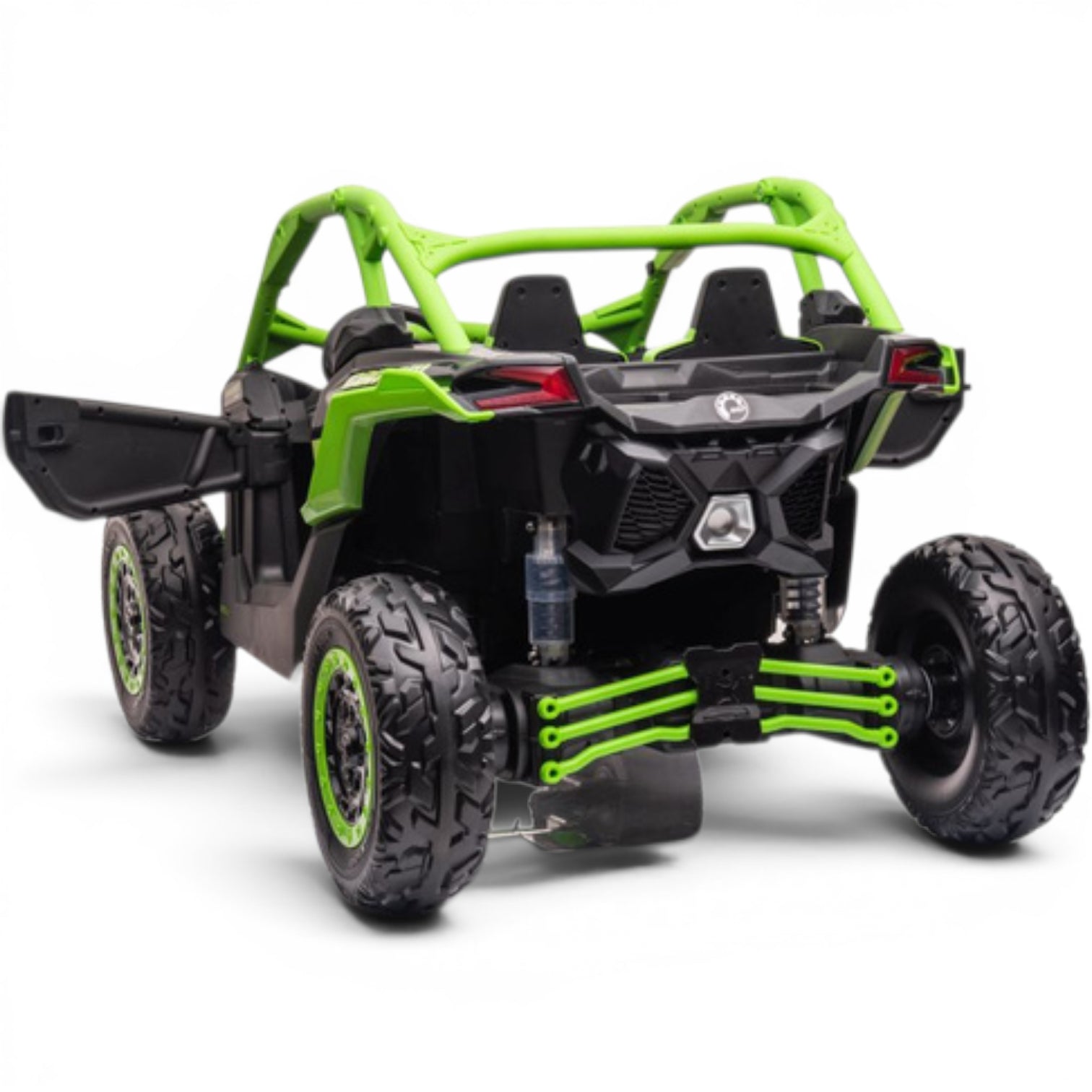 Coche Eléctrico para Niño CAN-AM MAVERICK TURBO RR 4x4 24v Naranja c/ RUEDAS DE GOMA & ASIENTO DE PIEL