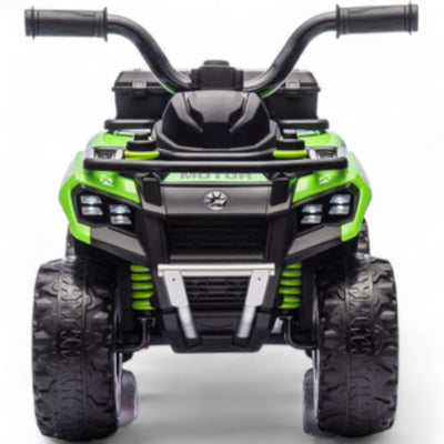 Mini Moto 4 Eléctrica para Niños LITTLE EXPLORER 6v Verde c/ RODAS DE GOMA
