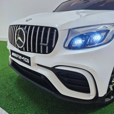 Coche Eléctrico para Niños MERCEDES GLC63S 4x4 12v Blanco 