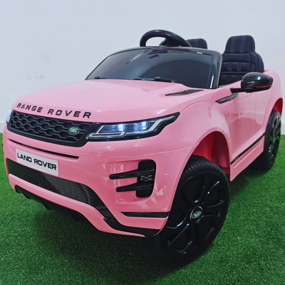 Coche Eléctrico para Niños RANGE ROVER EVOQUE 12v Rosa c/ RUEDAS DE GOMA & ASIENTO DE PIEL