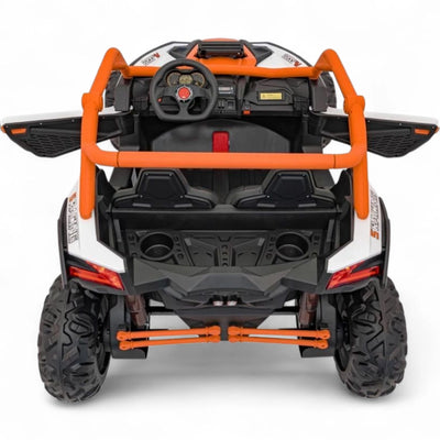 Coche Eléctrico para Niños MAVERICK STYLE RR 4x4 24v Naranja c/ RUEDAS DE GOMA & ASIENTO DE PIEL