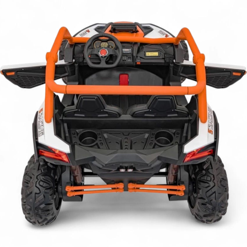Coche Eléctrico para Niños MAVERICK STYLE RR 4x4 24v Naranja c/ RUEDAS DE GOMA & ASIENTO DE PIEL