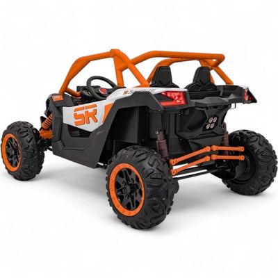 Coche Eléctrico para Niños MAVERICK STYLE RR 4x4 24v Naranja c/ RUEDAS DE GOMA & ASIENTO DE PIEL