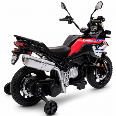Mota Elétrica para Criança BMW F850 12v Vermelha c/ RODAS DE BORRACHA