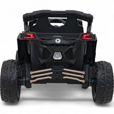 Coche Eléctrico para Niño CAN-AM MAVERICK 4x4 24v Caqui c/ RODAS DE BORRACHA & ASIENTO EN PELE