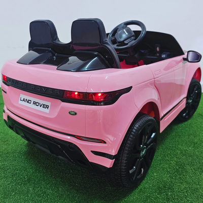 Coche Eléctrico para Niños RANGE ROVER EVOQUE 12v Rosa c/ RUEDAS DE GOMA & ASIENTO DE PIEL