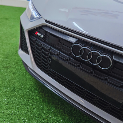 Coche Eléctrico para Niños AUDI RS6 12v Gris c/ RUEDAS DE GOMA & ASIENTO DE PIEL