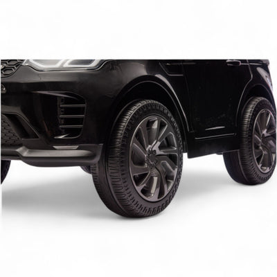 Coche Eléctrico para Niños RANGE ROVER DISCOVERY 12v Negro c/ RUEDAS DE GOMA & ASIENTO DE PIEL