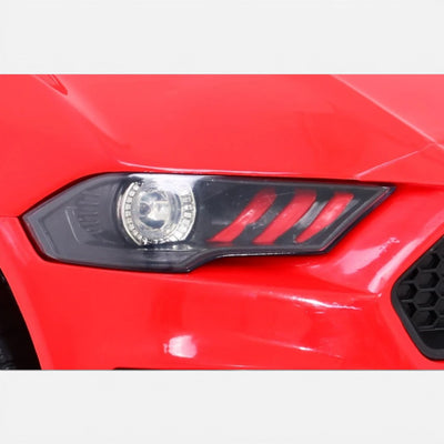 Carro Elétrico para Criança GT Style Vermelho 12v c/ RODAS DE BORRACHA & ASSENTO EM PELE