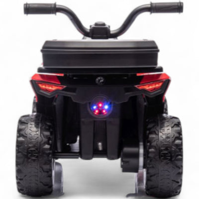 Mini Moto 4 Eléctrica para Niños LITTLE EXPLORER 6v Roja c/ RODAS DE GOMA