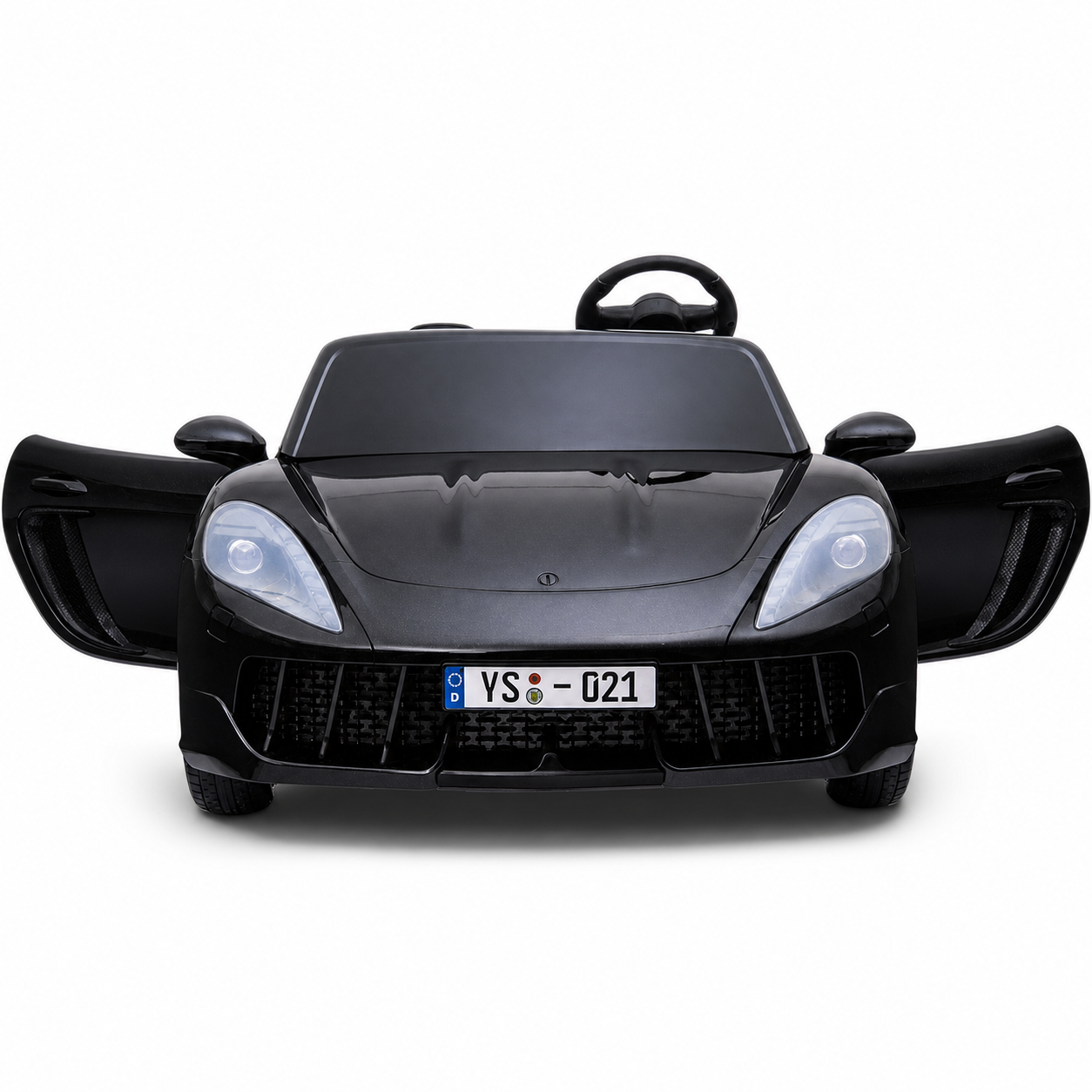 Coche eléctrico para Niños PERFECTA XXL 24v Motor Brushless 180w 15km/h Blanco c/ RUEDAS DE GOMA & ASIENTO DE PIEL