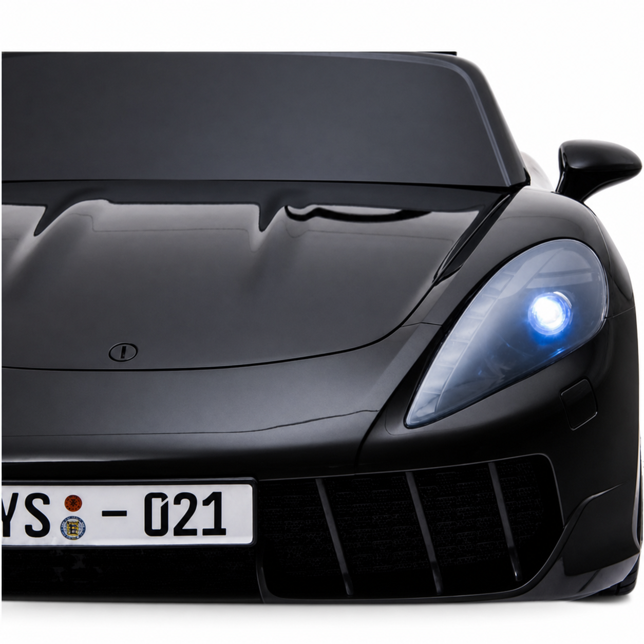 Coche eléctrico para Niños PERFECTA XXL 24v Motor Brushless 180w 15km/h Blanco c/ RUEDAS DE GOMA & ASIENTO DE PIEL