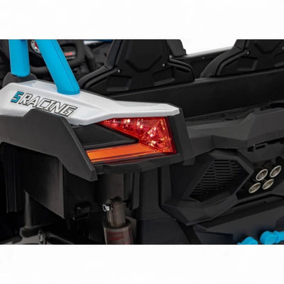 Coche Eléctrico para Niños MAVERICK STYLE RR 4x4 24v Azul c/ RUEDAS DE GOMA & ASIENTO DE PIEL
